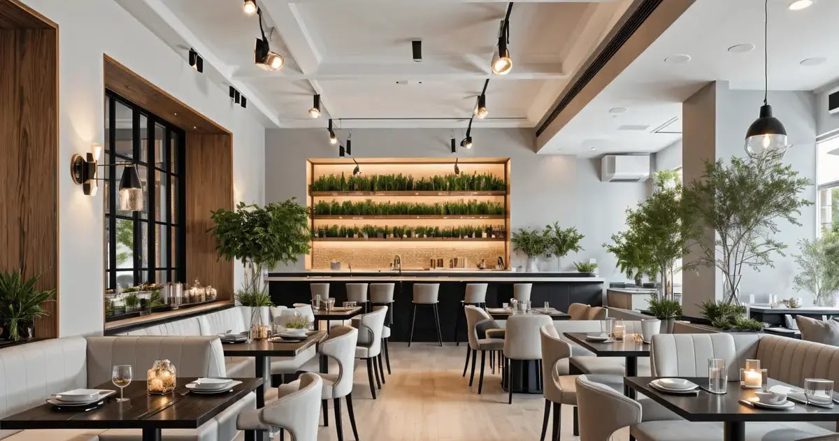 Restaurant fit-out cost Dubai 2026 - cafe and F&B interior construction pricing by Dufit Interiors