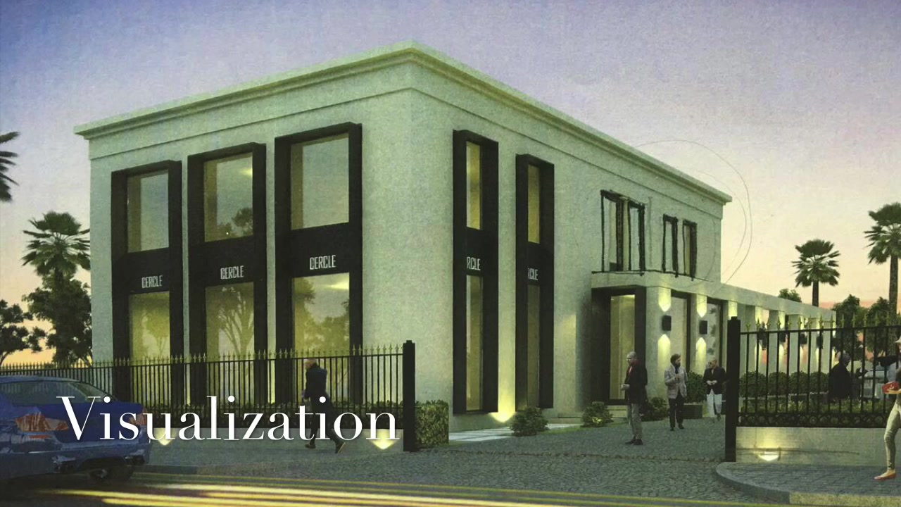 3D visualization render of twin villa transformation Jumeirah